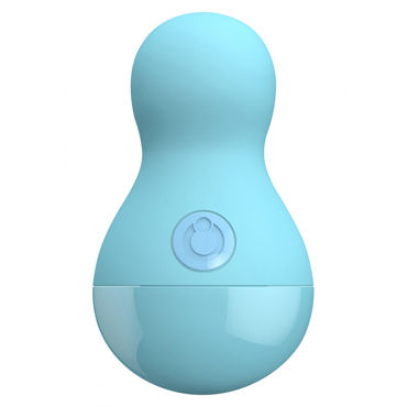 Toy Joy Coco Body Stimulator, голубое, Виброяйцо с пятью функциями вибрации