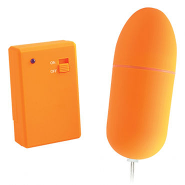 Pipedream Neon Luv Touch Remote Control Bullet, оранжевое - фото, отзывы