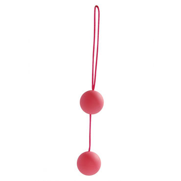 Toyz4lovers Candy Balls Lux, красные, Вагинальные шарики на гибкой сцепке
