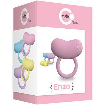 Toy Joy Enzo Couples Ring, розовое - фото, отзывы