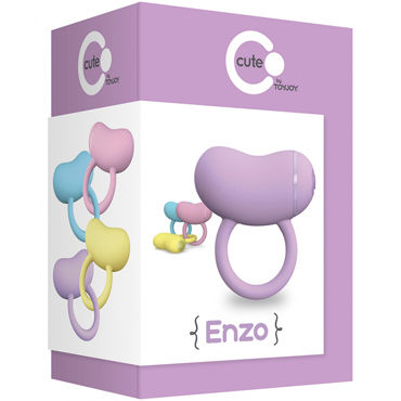 Toy Joy Enzo Couples Ring, фиолетовое - фото, отзывы