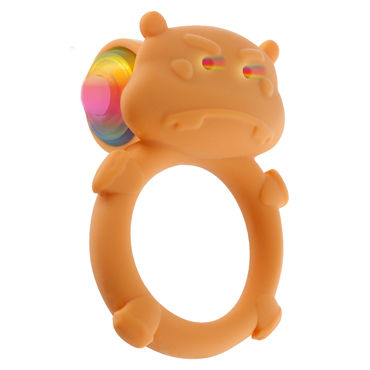 Toy Joy Happy Hippo C-ring, Виброкольцо в виде бегемота