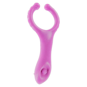 Toy Joy Vibrating Clit-stim C-ring - Виброкольцо со стимулятором клитора - купить в секс шопе