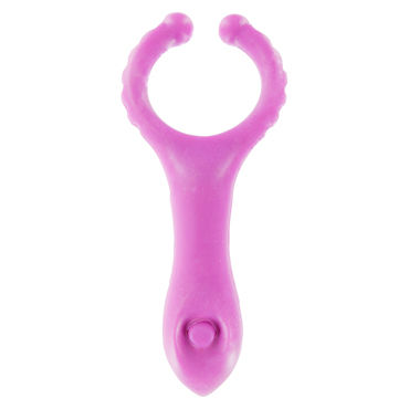 Toy Joy Vibrating Clit-stim C-ring, Виброкольцо со стимулятором клитора