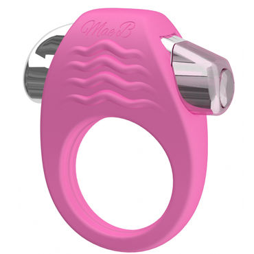 Mae B Stylish Soft Touch C-ring, розовое, Эрекционное кольцо с вибрацией