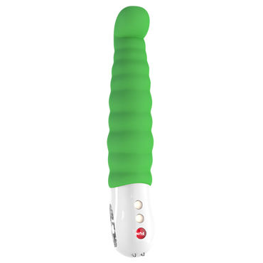 Fun Factory Patchy Paul G5, ярко-зеленый - Перезаряжаемый вибратор для стимуляции точки G (+25% мощности) - купить в секс шопе