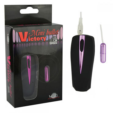 Howells Aphrodisia Victory Mini Bullet, фиолетовая, Вибропуля с выносным пультом управления