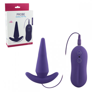 Howells Aphrodisia Probe Vibrating Anal Plug, фиолетовая, Анальная вибровтулка