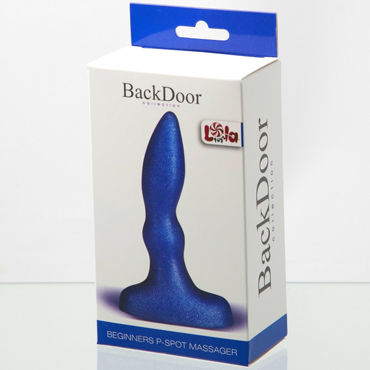 Lola Toys Back Door Beginners P-Spot Massager, синий - Стимулятор простаты для начинающих - купить в секс шопе