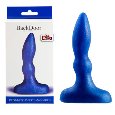Lola Toys Back Door Beginners P-Spot Massager, синий, Стимулятор простаты для начинающих