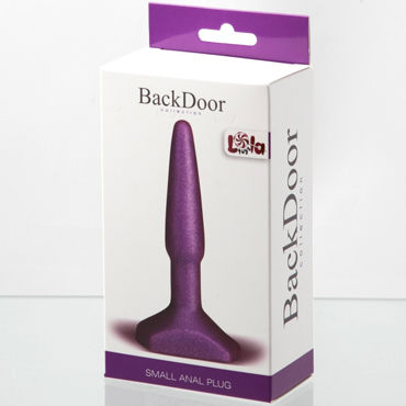 Lola Toys Back Door Small Anal Plug, фиолетовая - Маленькая анальная пробка - купить в секс шопе