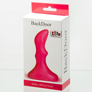Lola Toys Back Door Small Ripple Plug, розовая - фото, отзывы