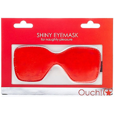 Ouch Shiny Eye mask, красная - фото, отзывы