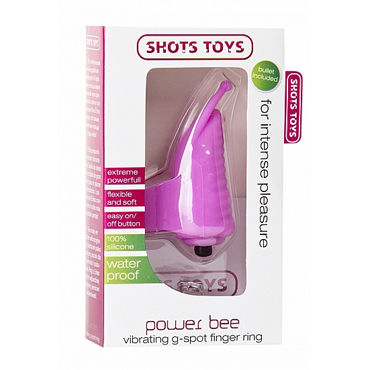 Shots Toys Power Bee, розовый - Стимулятор на палец - купить в секс шопе