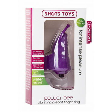 Shots Toys Power Bee, фиолетовый - Стимулятор на палец - купить в секс шопе