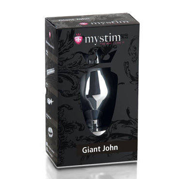 Mystim Giant John XXL - Огромная анальная втулка для электростимуляции - купить в секс шопе