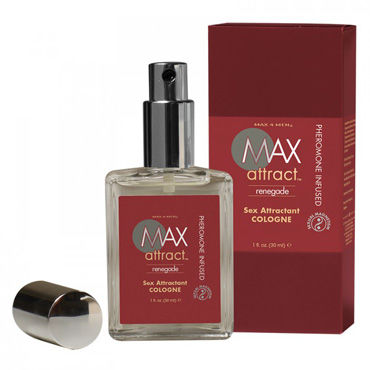 Max 4 Men Max Attract Renegade, 30мл, Пряный мужской аромат с феромонами