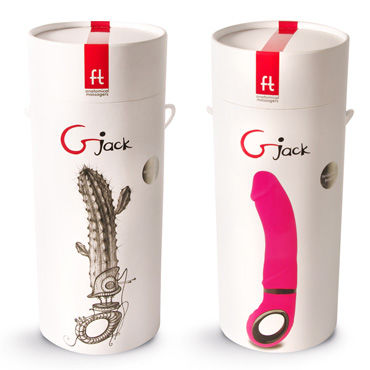 Gvibe Gjack, розовый - Перезаряжаемый реалистичный вибратор - купить в секс шопе