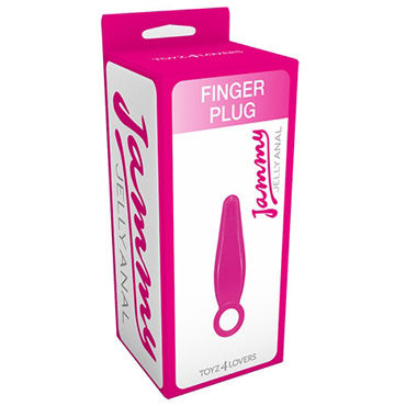 Toyz4lovers Jammy Jelly Anal Finger Plug, розовая - фото, отзывы