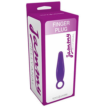 Toyz4lovers Jammy Jelly Anal Finger Plug, фиолетовая - фото, отзывы