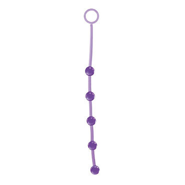 Toyz4lovers Jammy Jelly Anal 5 Beads, фиолетовая, Анальная цепочка