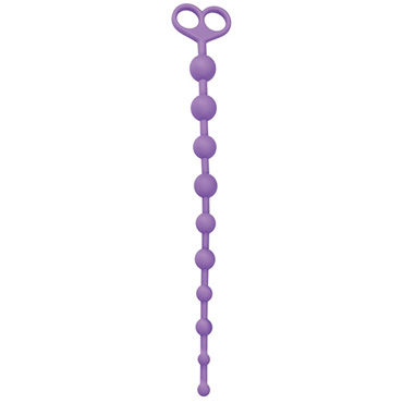 Toyz4lovers Silicone Anal Juggling Ball, фиолетовая, Анальная цепочка