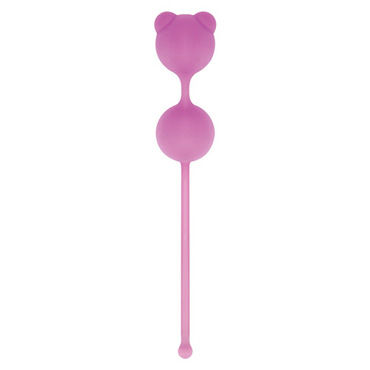 Toyz4lovers Silicone Pussynut Double, розовые, Вагинальные шарики