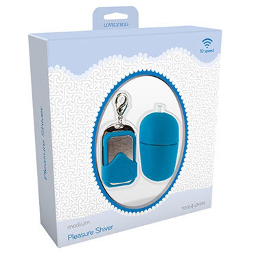 Toyz4lovers Lovely Egg Pleasure Shiver Medium, голубое — фото 2