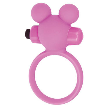 Toyz4lovers Silicone Teddy, розовое, Эрекционное виброкольцо