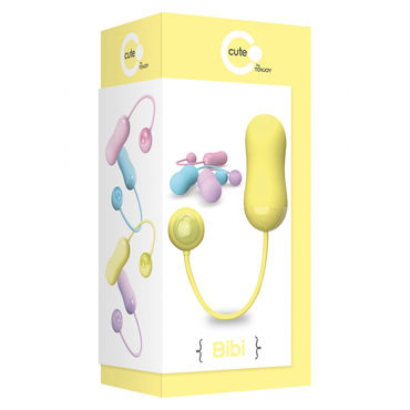 Toy Joy Bibi Remote Egg, желтое - фото, отзывы