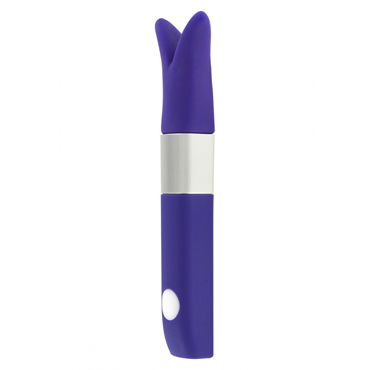 Toy Joy Travel G-Sense, фиолетовый, мини вибратор с раздвоенной головкой