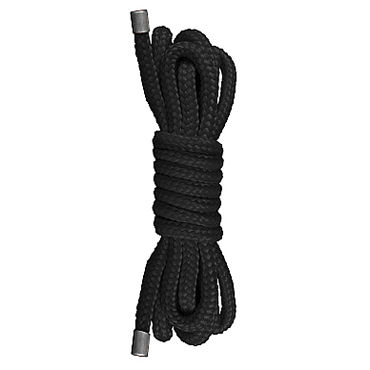 Ouch! Japanese Mini Rope, черная, Нейлоновая веревка