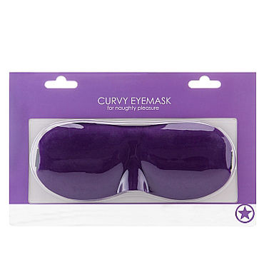 Ouch! Curvy Eye mask, фиолетовая - фото, отзывы