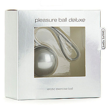 Shots Toys Pleasure Ball Deluxe, серебристый - фото, отзывы