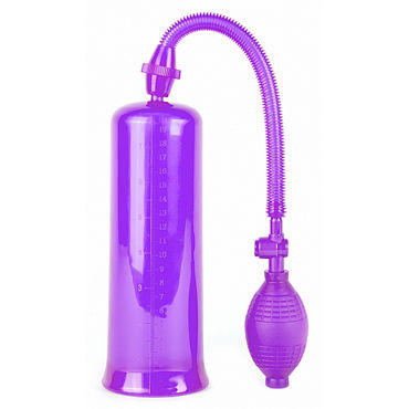 Shots Toys Dusky Power Pump, фиолетовая, Вакуумная помпа
