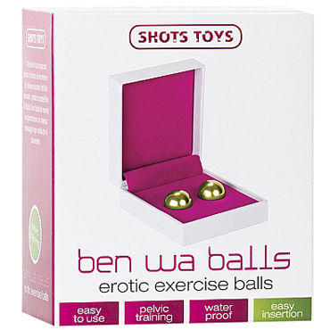 Shots Toys Ben Wa Balls Erotic Exercise Balls - фото, отзывы