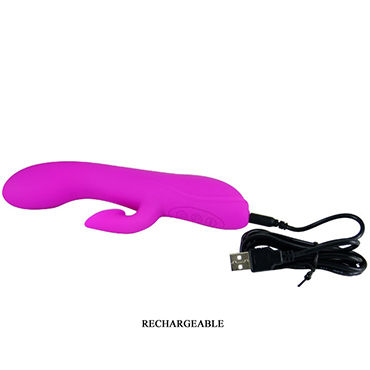 Baile Desirable Flirt - Перезаряжаемый вибратор с вакуумной стимуляцией клитора - купить в секс шопе
