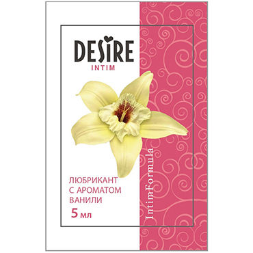 Desire Intim Vanilla, 5 мл, Лубрикант на водной основе с ароматом ванили