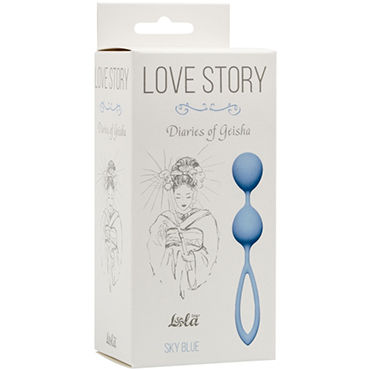 Lola Toys Love Story Diaries Of Geisha, голубые - Вагинальные шарики - купить в секс шопе
