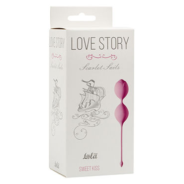 Lola Toys Love Story Scarlet Sails, розовые - Вагинальные шарики небольшого размера - купить в секс шопе