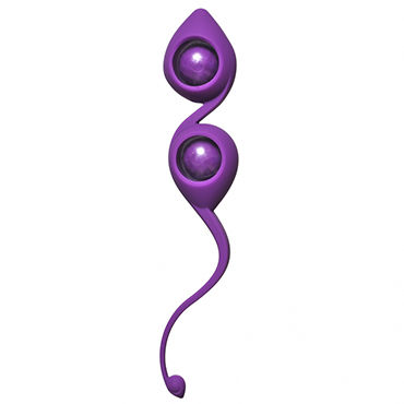 Lola Toys Emotions Gi-Gi, фиолетовые, Тяжелые вагинальные шарики необычной формы