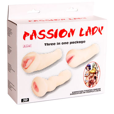 Baile Passion Lady Three In One Package - подробные фото в секс шопе Condom-Shop