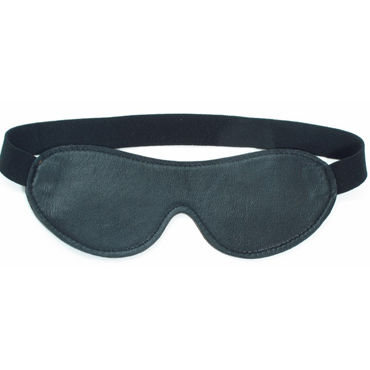 BDSM Арсенал маска на глаза, черная - С эластичным ремешком - купить в секс шопе