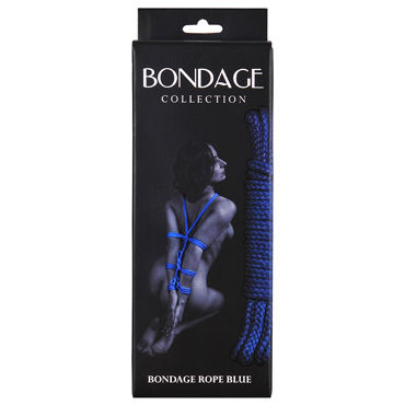 Lola Toys Bondage Collection, синяя - Веревка для бондажа - купить в секс шопе