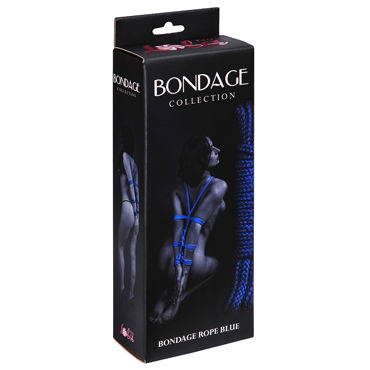 Lola Toys Bondage Collection, синяя, Веревка для бондажа
