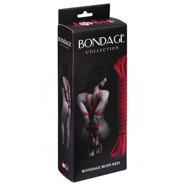 Lola Toys Bondage Collection, красная, Веревка для бондажа
