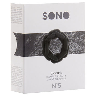 Shots Toys Sono Chain Cockring №5, черное - фото, отзывы