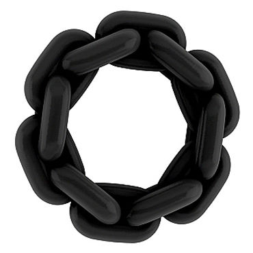 Shots Toys Sono Chain Cockring №5, черное, Эрекционное кольцо