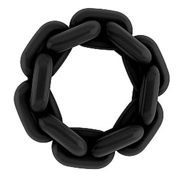 Shots Toys Sono Chain Cockring №6, черное, Эрекционное кольцо