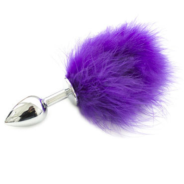 Luxurious Tail Анальная пробка с хвостиком, фиолетовый